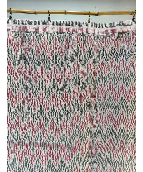 Kantha　オールドカンタ　マルチキルト Geometric  93