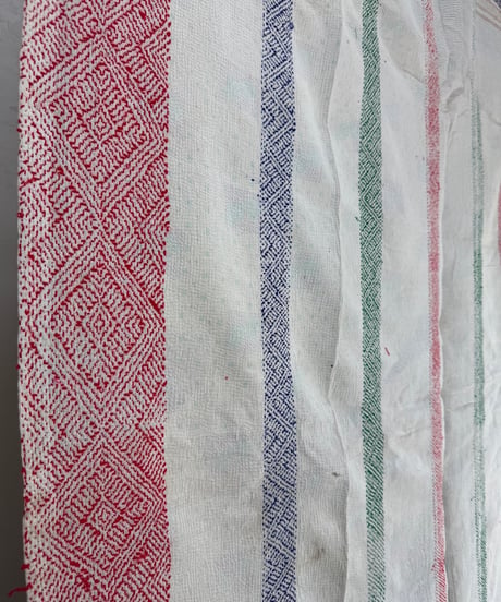 Kantha　オールドカンタ　マルチキルト　White Kantha　79
