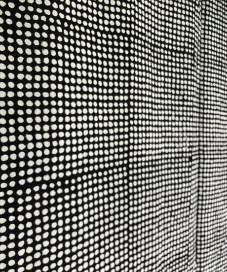 厚さが選べる　バグルー伝統染　ハンドブロックプリント生地 ー Dots