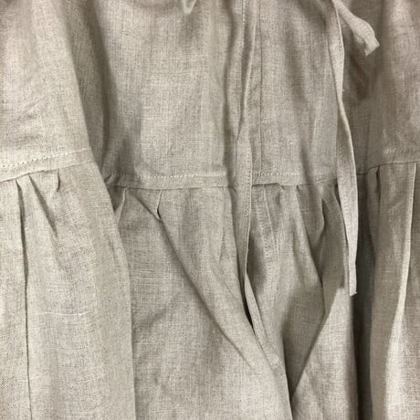 ルクツル　サルワールパンツーナチュラル リネン×オーガニックコットンー