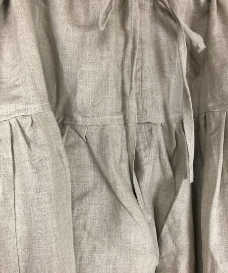 ルクツル　サルワールパンツーナチュラル リネン×オーガニックコットンー