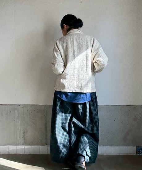ルクツルのあたたかワイドパンツ ーカディ×起毛コットン