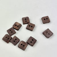 インド天然素材ボタンー木ー10mm  10個