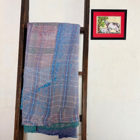 Kantha　オールドカンタ　マルチキルト　65