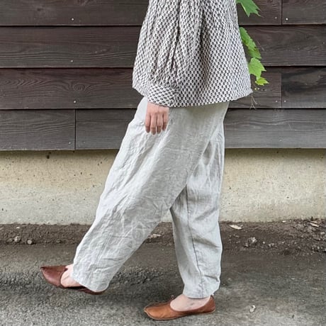 ルクツルのシンプルパンツーリネン