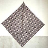 ハンドブロックプリント　風呂敷　F