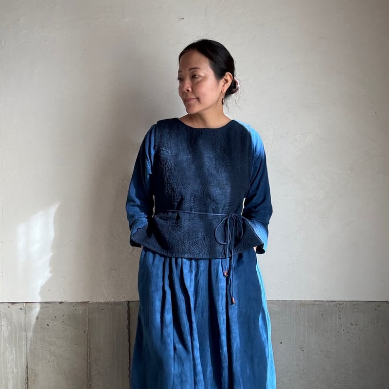 ヴィンテージ カンタキルト ベスト ルクツル ヴィンテージカンタベスト- Dori-/インディゴ A | ONABAKE97