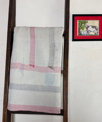 Kantha　オールドカンタ　マルチキルト　White Kantha　91
