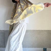 エコプリント　大判ストール