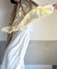 エコプリント　大判ストール