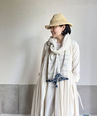 カッチ　カディ（手織り）ストールーカラコットン  F
