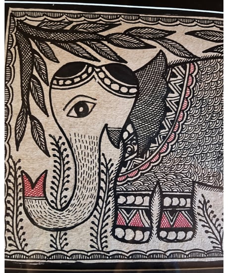 インドの手描き　民族画