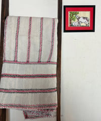 Kantha　オールドカンタ　マルチキルト　White Kantha　75