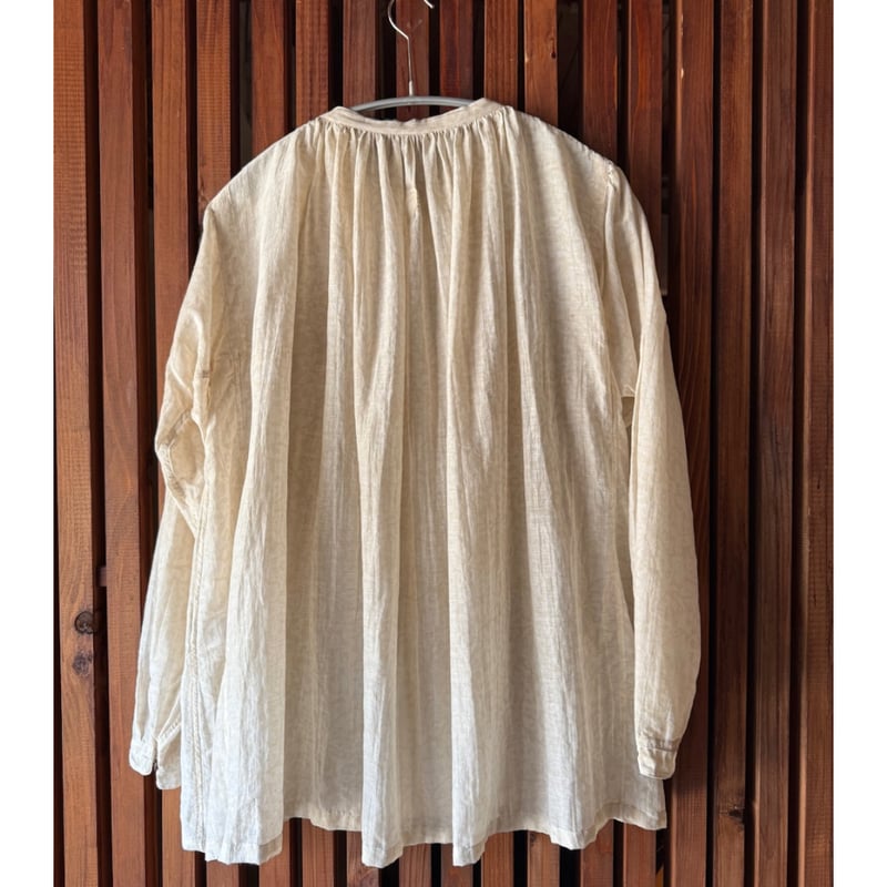 ルクツルのボウタイブラウスカディコットン