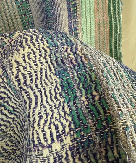 Kantha　オールドカンタ　マルチキルト 76