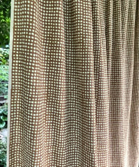 厚さが選べる　バグルー伝統染　ハンドブロックプリント生地 ー Dots