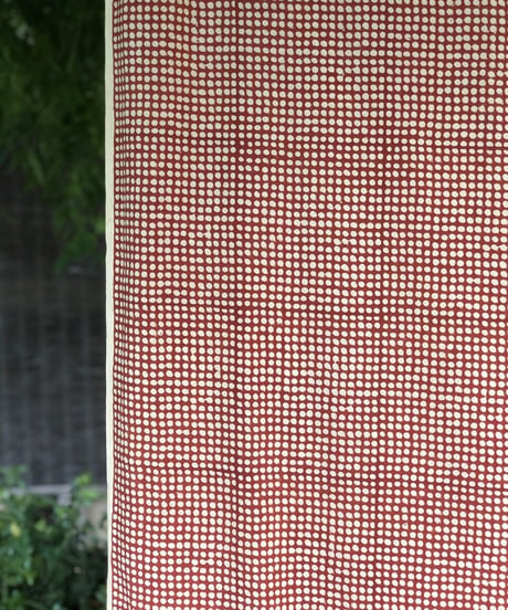厚さが選べる　バグルー伝統染　ハンドブロックプリント生地 ー Dots