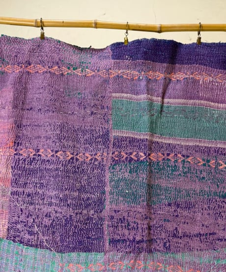 Kantha　オールドカンタ　マルチキルト　53