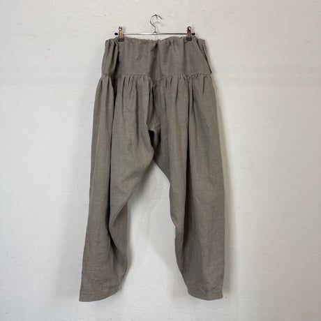 ルクツル　サルワールパンツーナチュラル リネン×オーガニックコットンー