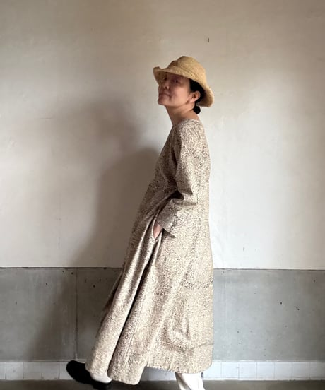 ルクツル  Aラインドレス　ー アンティークボタニカル ー