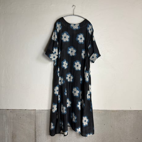 ルクツルのドレスRadhika ・Original  Block Print -Flower-