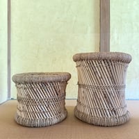 インドの手作り　スツール