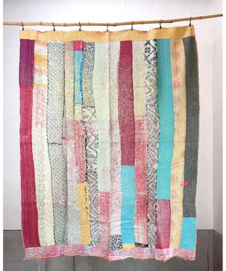 Kantha　オールドカンタ　マルチキルト　55