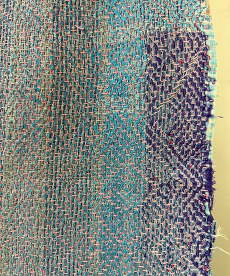 Kantha　オールドカンタ　マルチキルト　65