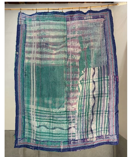 Kantha　オールドカンタ　マルチキルト 76