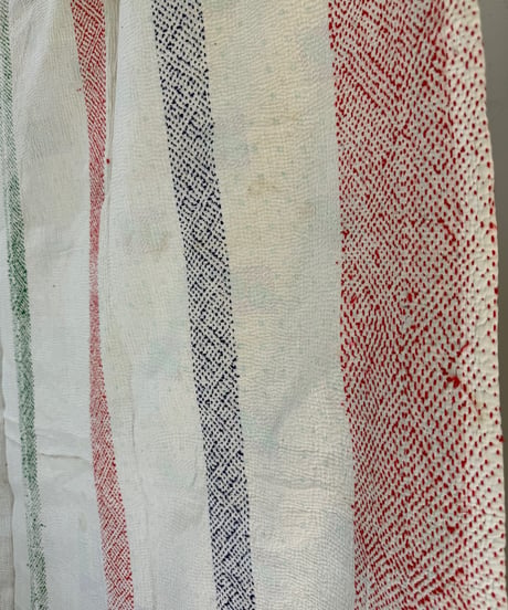Kantha　オールドカンタ　マルチキルト　White Kantha　79