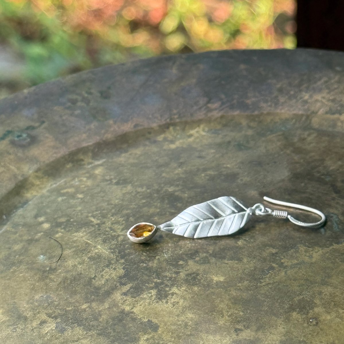 ono yasuhide シトリン 原石 ピアス ono yasuhide シトリン 原石 ピアス