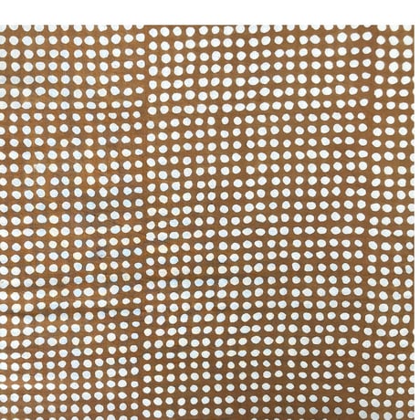 厚さが選べる　バグルー伝統染　ハンドブロックプリント生地 ー Dots