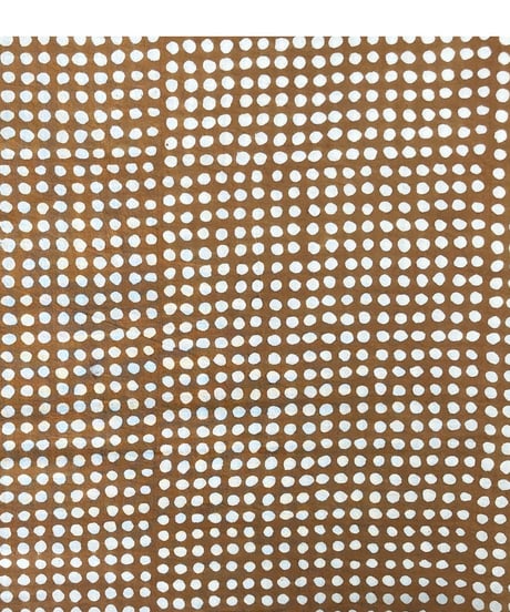 厚さが選べる　バグルー伝統染　ハンドブロックプリント生地 ー Dots