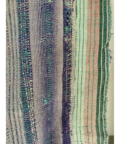 Kantha　オールドカンタ　マルチキルト 76