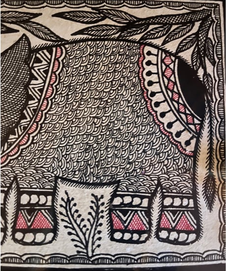インドの手描き　民族画