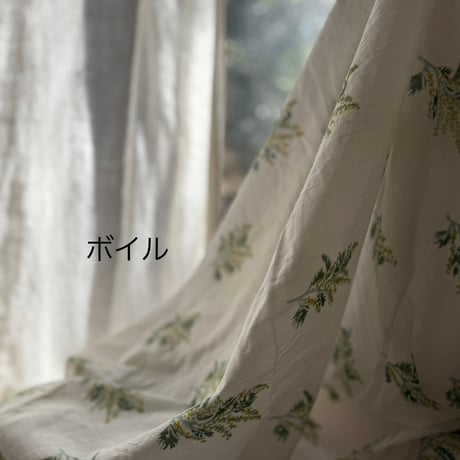 厚さが選べる Original サンガネールハンドブロックプリントーMimosaー　５０cm単位