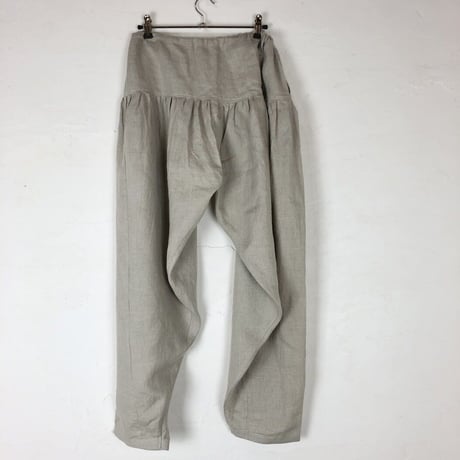 ルクツル　サルワールパンツーナチュラル リネン×オーガニックコットンー