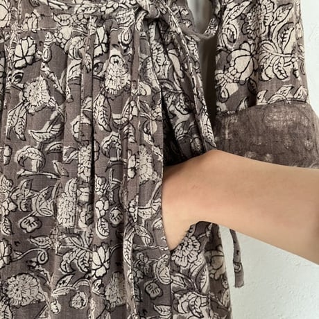 ルクツルのカシュクールーBagru FlowerDースラブ