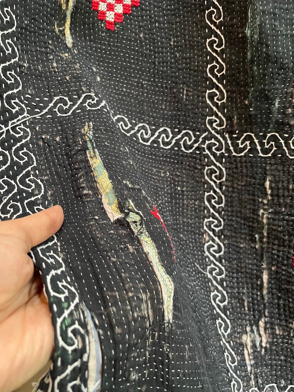 Kantha オールドカンタ マルチキルト 20 | ONABAKE97 Kantha オールドカンタ マルチキルト 20 | ONABAKE97