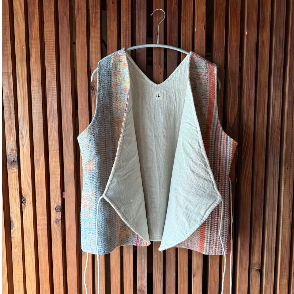 pur ピュール (カンタキルト)ヴィンテージ ベスト ルクツル ヴィンテージカンタ&カディのベスト A | ONABAKE97