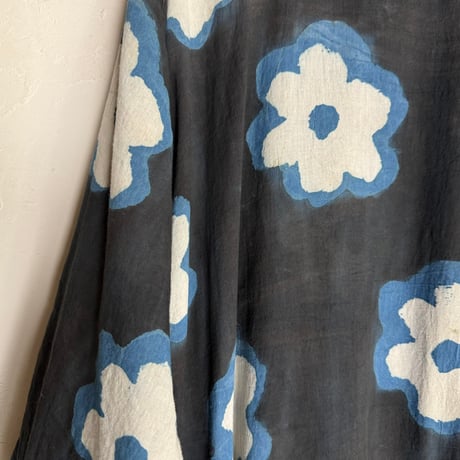 ルクツルのドレスRadhika ・Original  Block Print -Flower-