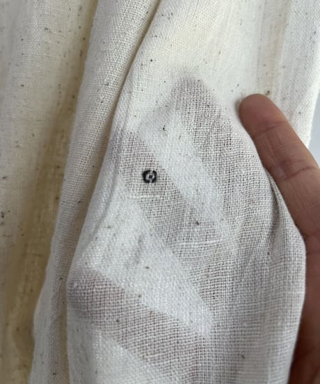 カッチ　カディ（手織り）ストールーカラコットン  F