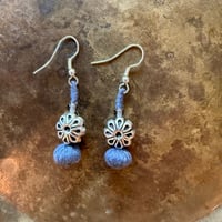 糸細工のピアス　d