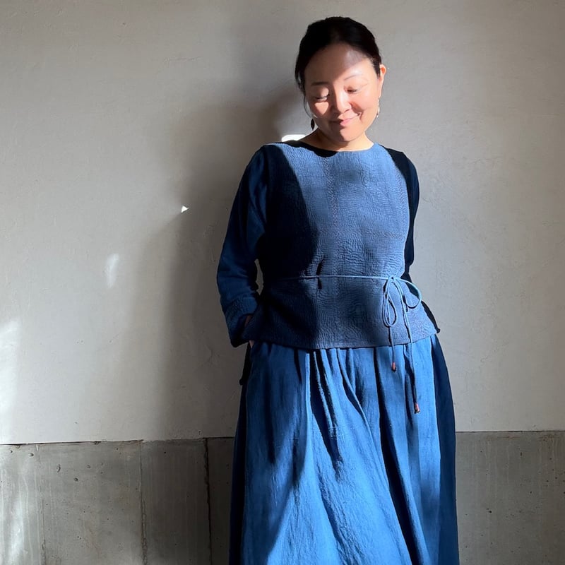 ルクツル ヴィンテージカンタベスト- Dori-/インディゴ A | ONABAKE97