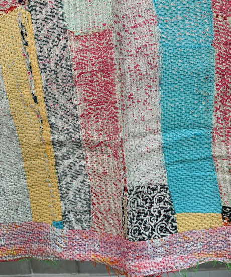 Kantha　オールドカンタ　マルチキルト　55