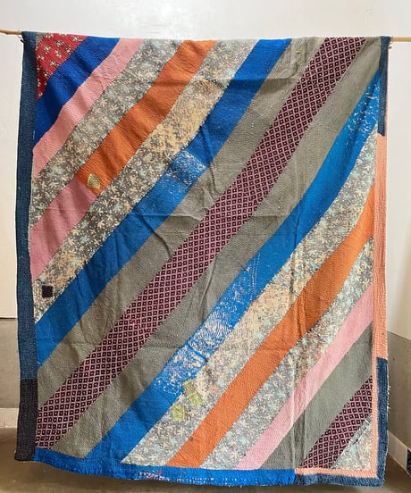 Kantha　オールドカンタ　マルチキルト　22