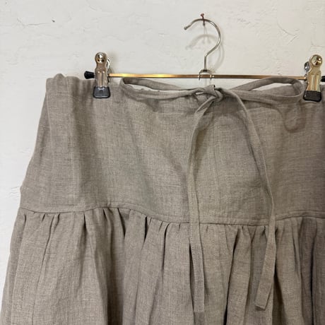 ルクツル　サルワールパンツーナチュラル リネン×オーガニックコットンー