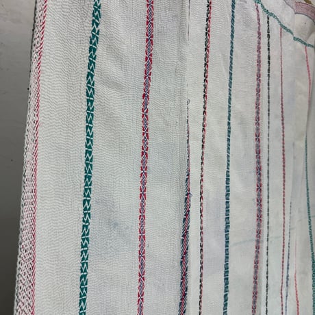 Kantha　オールドカンタ　マルチキルト　White Kantha　68
