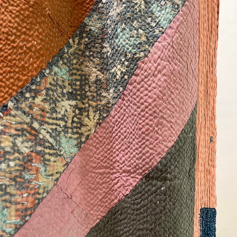 amaleh購入 Kantha.0652 カンタキルト 1880x1330mm amaleh購入