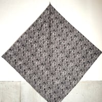 ハンドブロックプリント　風呂敷　H